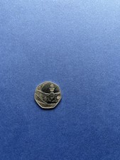 2016 Team GB Swimming Olympics Aquatics 50p. Rare , Good Circulated Condition