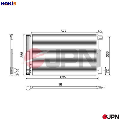 Condenser air conditioning - condenser,