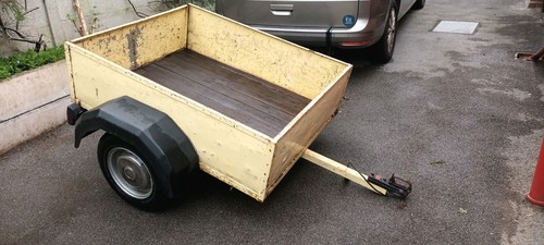 Yellow used trailer - yellow,
