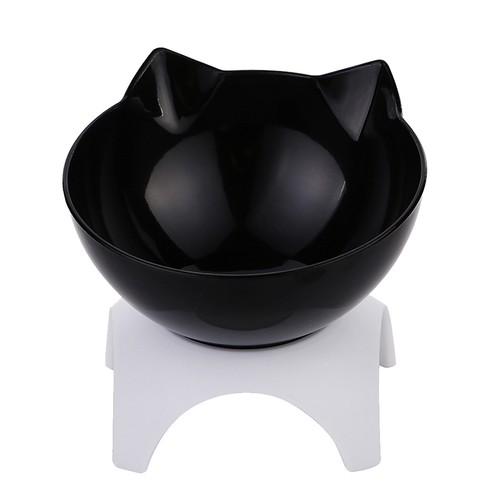 Raised single cat bowls pet - raised,