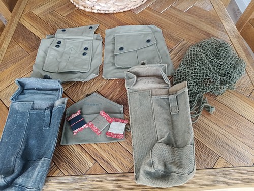 Group military items - military,