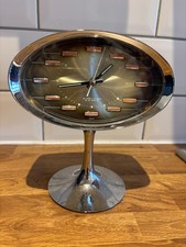Japanese 1970s Rhythm Space-Age Retro Clock - working (see video)