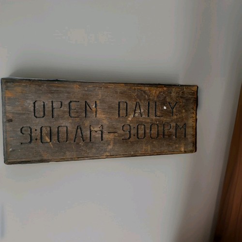 Old wooden sign - wooden, vintage