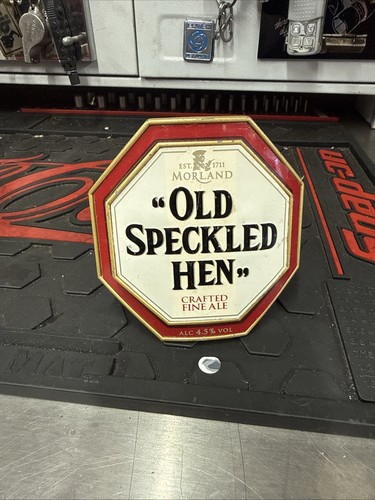 Old speckled hen plastic - old, beer