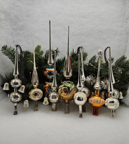 Vintage silver glass christmas - silver,