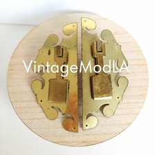 Bernhardt Furniture Chinoiserie  Campaign Back Plate Left & Right w Pulls