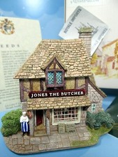 Lilliput Lane Jones The Butcher Village Shop Series Deed Boxed