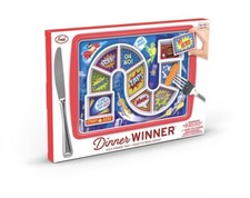 Freds Dinner Winner Superhero plate Kids Dinner/ Lunch Food Tray. Sensory plate.