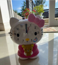 Hello Kitty Alarm Clock Bedroom Night Light Kids Christmas Gift Cute Birthday UK