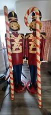 Large Christmas Nutcracker Soldier 5.5ft Foot Tall Life Size Original 70,s /80,s