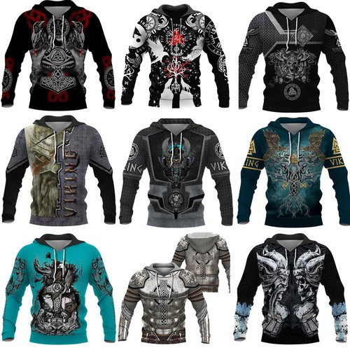 Punk vikings pirate hoodies - vikings,