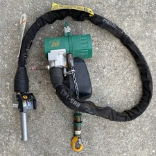 JD Neuhaus Mini 250 Pneumatic Air Chain Hoist 550 Pound Tested & Working