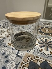 Glass Jars With Natural Wood