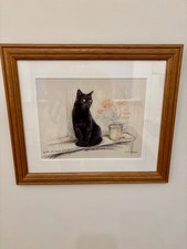 Framed limited edition Cat