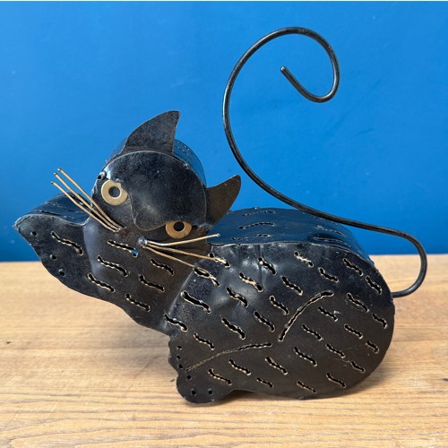 Cat lantern luminary punched - cat,