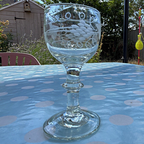 Engraved georgian dram - dram, /