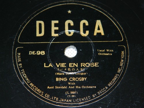 Bing crosby vie rose - -, en