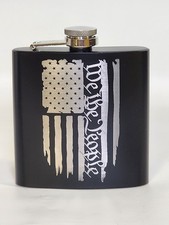 Drinking Flask - Black - 6 fl