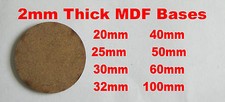 2mm Thick Wargame Round Circle