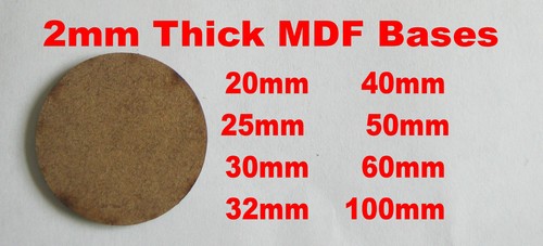 2mm thick wargame round - thick,