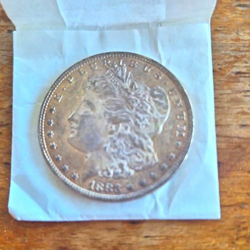 1883 morgan silver - us, dollar