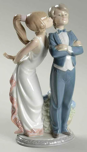 Lladro porcelain let make up - lladro, let's