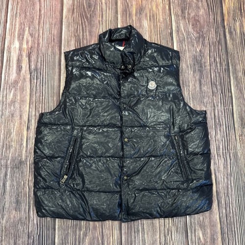 Moncler gilet men black - black, down