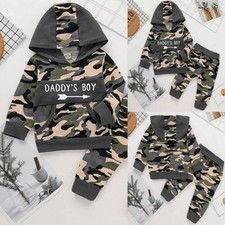 Infant Baby Boy Camo Tracksuit