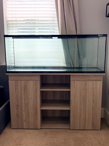 Large glass aquarium fish tank - glass,