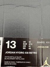 JORDAN HYDRO XIII RETRO Slide Uk 12
