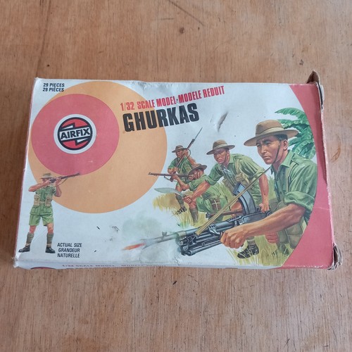 Airfix ghurkas toy soldiers - ghurkas,