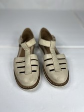 Mary Jane Shoes Women's  Beige Coquette Balletcore Regency Brigerton Doll Clarks