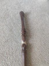 Hand Carved Unique One Off African Tribal Walking Stick Cane made In Kenya.