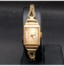 9ct Gold Watch 375 Vintage