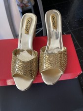 golden bajaj mule shoes