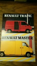 RENAULT MASTER TRAFIC Van UK Market Launch Brochure 1981