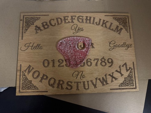 Wooden ouija board ghost - wooden,