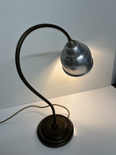 Antique lamp desk machine age - lamp,