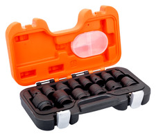 Bahco 1/2in. Drive Standard Impact Socket Set 14 Piece Metric 10 - 27mm - D/S14