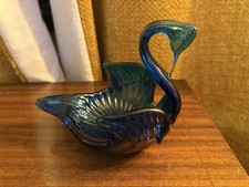 Glass Swan Light Blue Shade