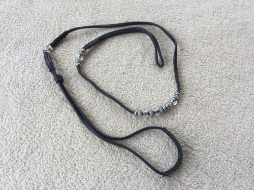 Soft leather beaded dog