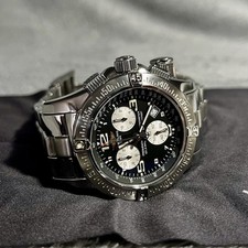 Breitling Emergency Mission 2004 A73321 Serviced November, Fighter Bracelet.