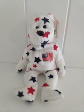 TY Beanie Babies - USA White