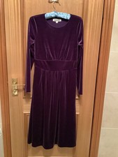 Lovely Aubergine Velvet Boden