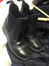 ORIGINAL VINTAGE GRAFTERS CHELSEA BOOTS DM SOLE BLACK LEATHER SIZE 5 WOMENS