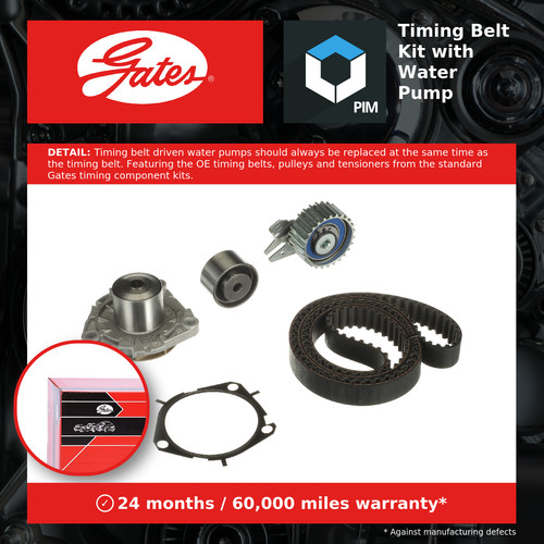 Timing belt water - belt, pump