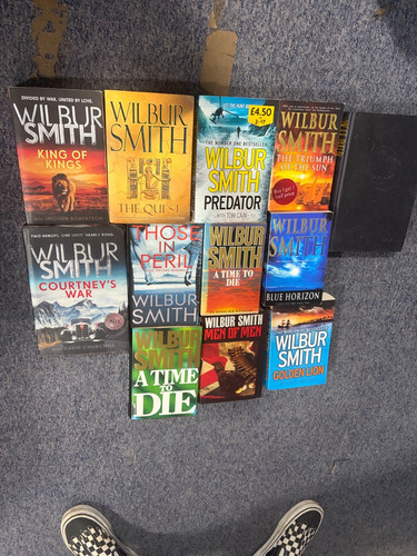 Wilbur smith book bundle - wilbur,