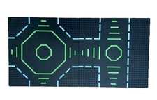 LEGO BLACKTRON SPACE STATION BASE Black Vintage Lego Road Plates Lego 6710