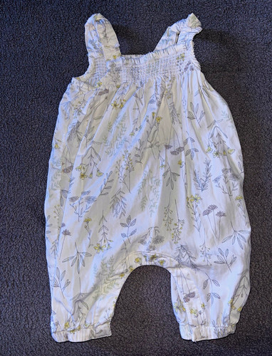 Floral dungaree romper - dungaree,