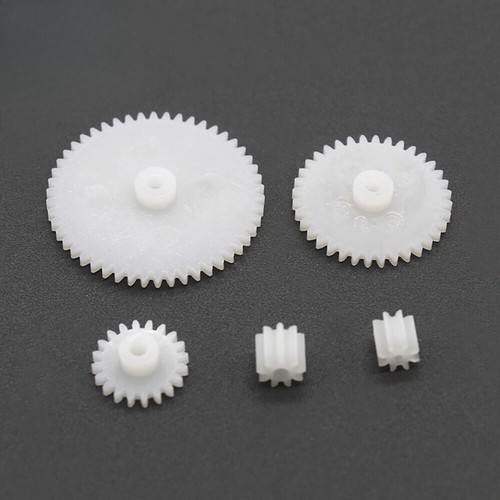 Pack plastic gears cogs - pack, 5